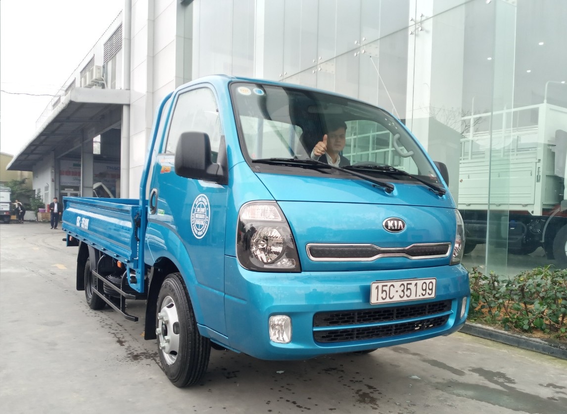 Kia k250 thùng lửng tại hải phòng